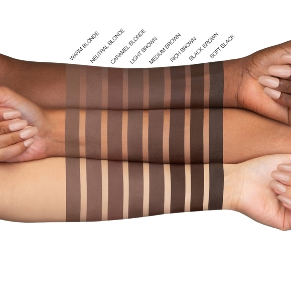 HUDA BEAUTY Full 'N Fluffy Brow Gel Shade: 6 - RICH BROWN NIB - Picture 5 of 8